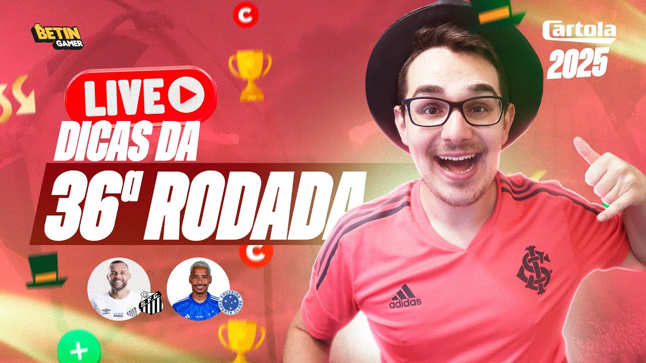 Dicas ao Vivo #36: Neymar Joga? | Cartola FC 2025 ⚽