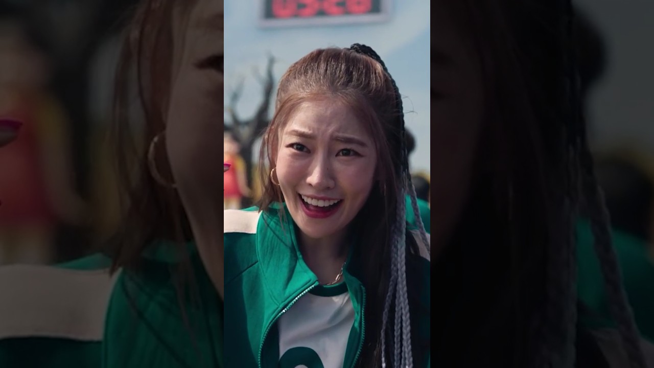 La personnage la plus drôle et débile de SQUID GAME ! 😆 #shorts