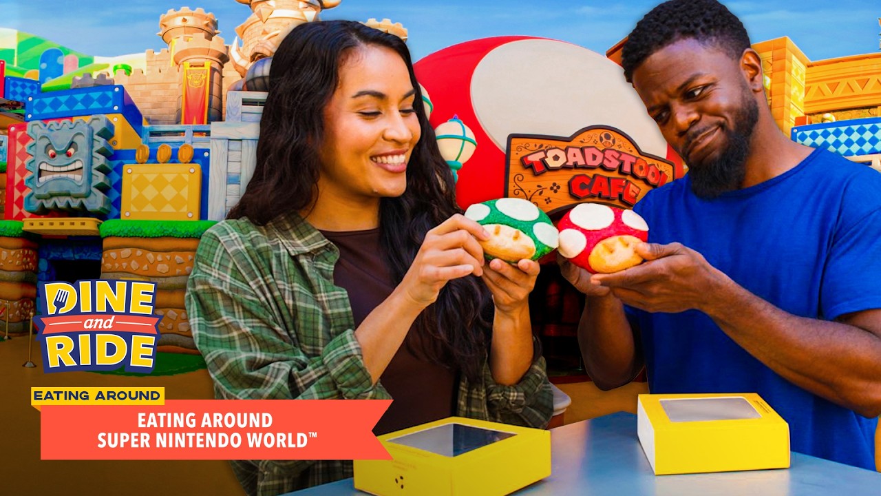 Eating at Super Nintendo World 🍄 Universal Studios