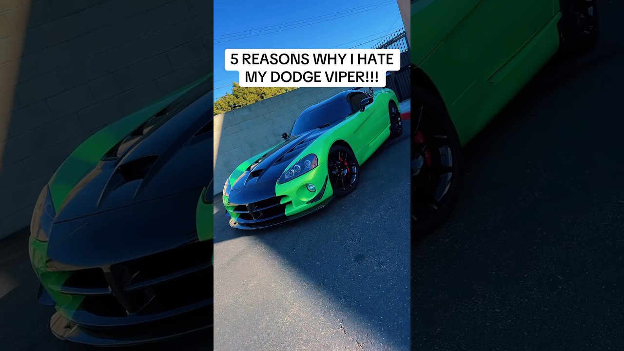 5 Top 5 Reasons I Dislike My Dodge Viper 🚗