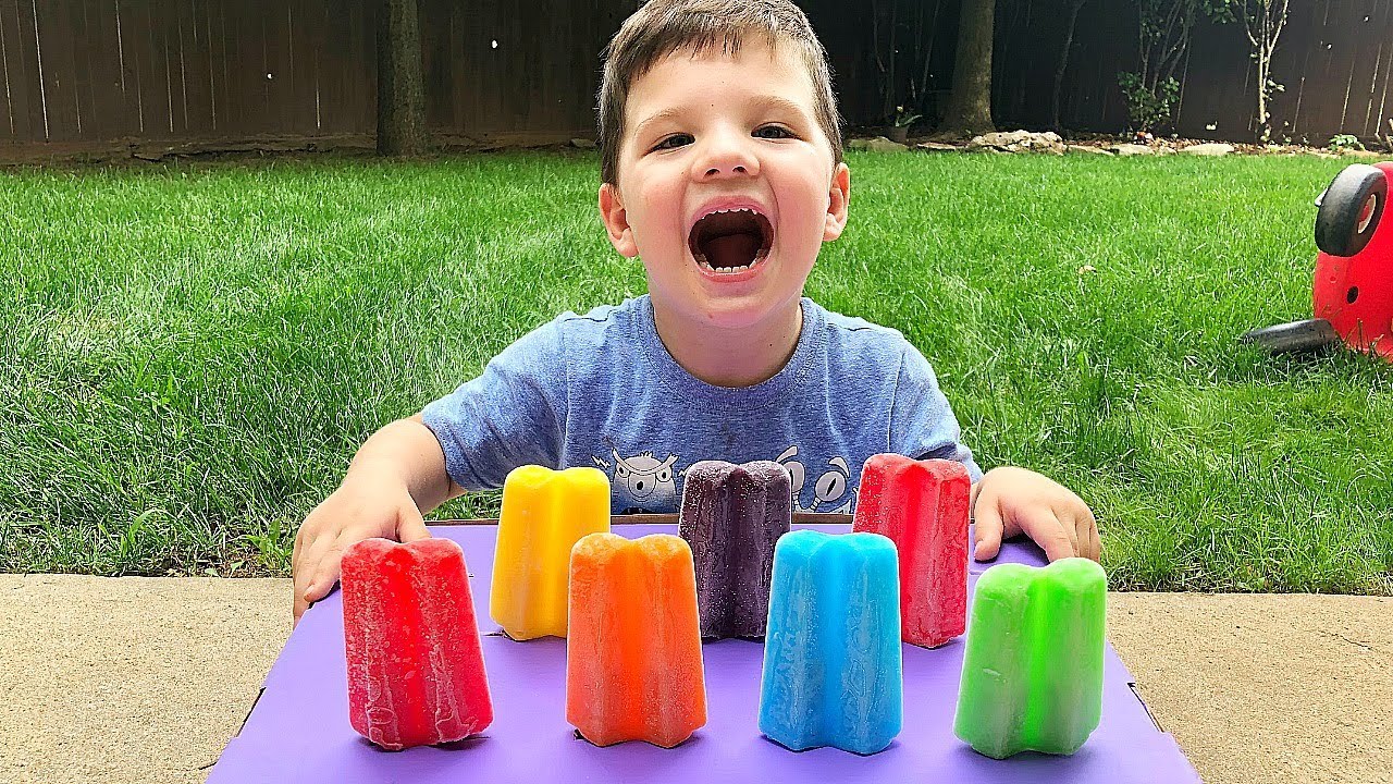 Fun Color Learning with Ice Cream Popsicles 🍦 | Caleb & Mommy for Kids