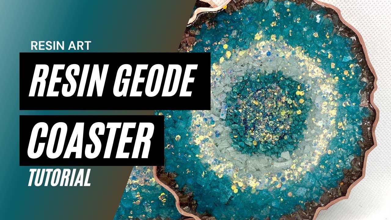 Resin Geode Coaster DIY Guide 🖌️