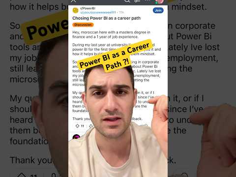 Can you make #powerbi  your #career path?