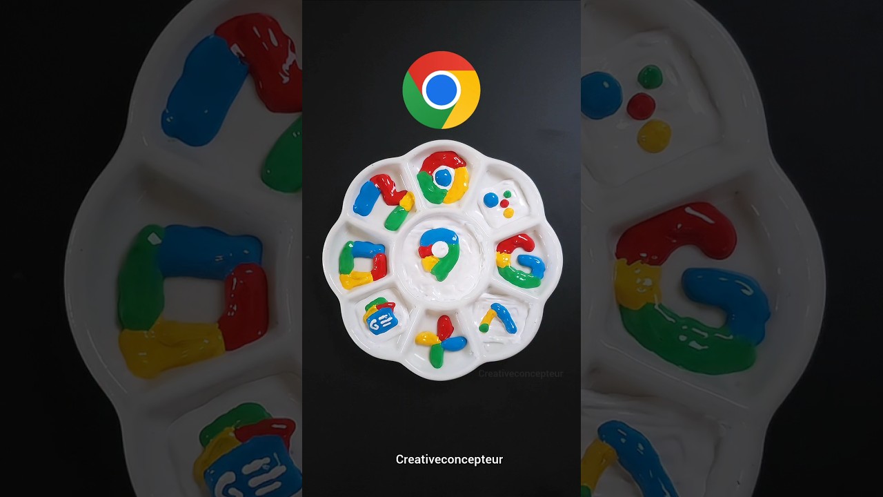 Can You Guess the Final Color? | Google Logo Color Mixing Challenge 🎨