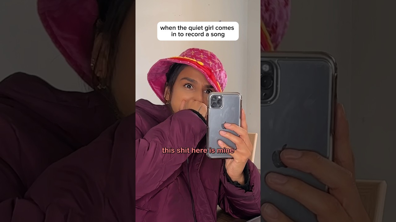 when the quiet girl can sing 🎤(idea cred: @connorprice) #music #shorts