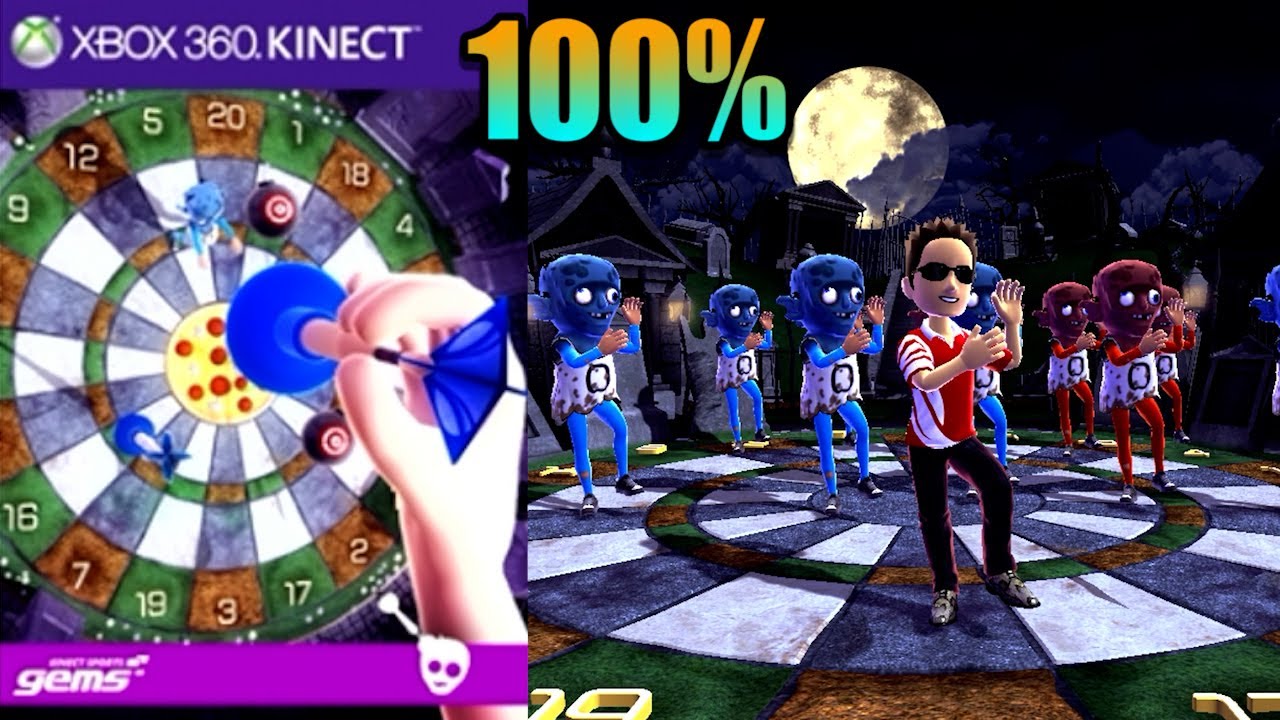 Kinect Sports Gems: Darts vs. Zombies (Xbox 360) ๐ฏ