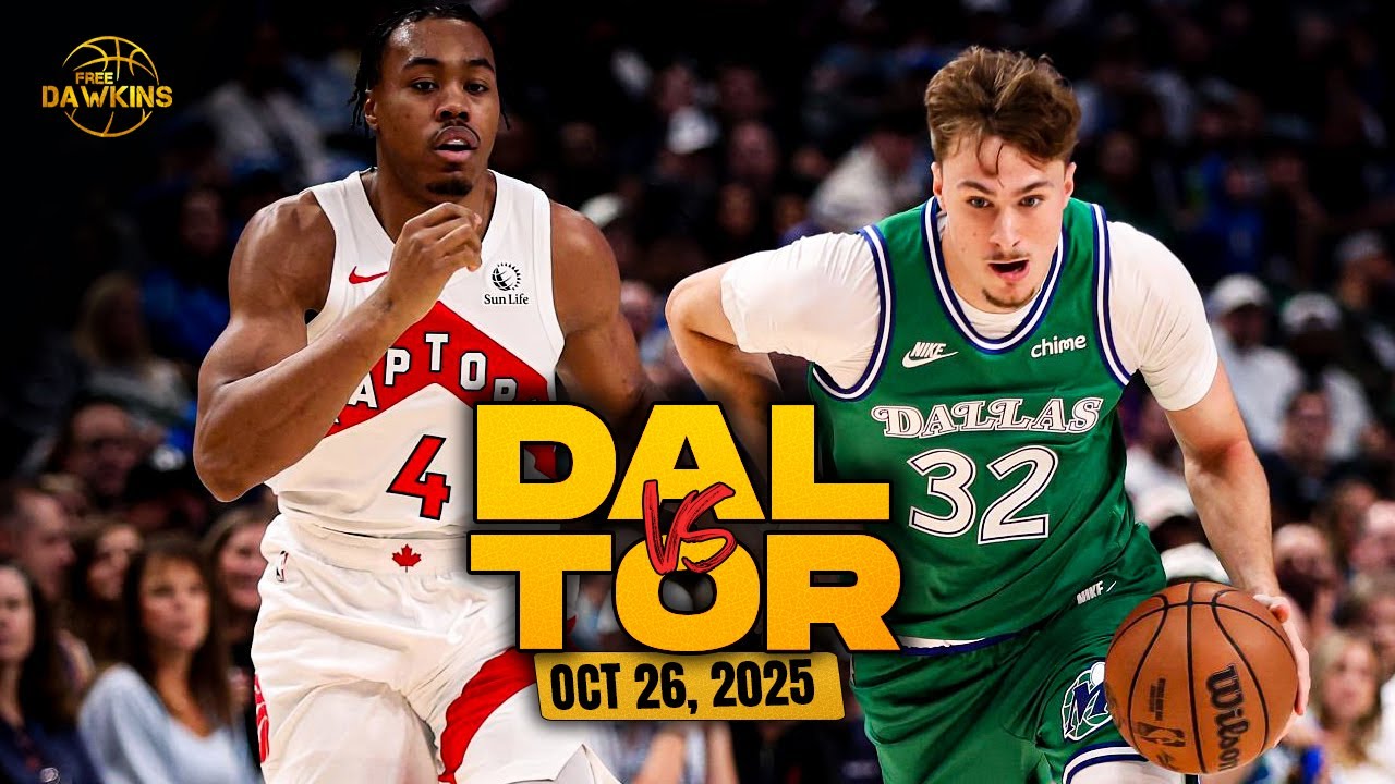Dallas Mavericks vs Toronto Raptors Full Game Highlights | October 26, 2025 | FreeDawkins