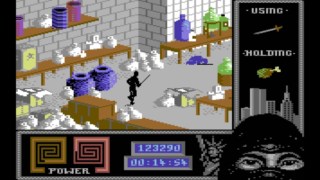 Last Ninja 2 C64 Longplay 🎮 (1988, 50 FPS)
