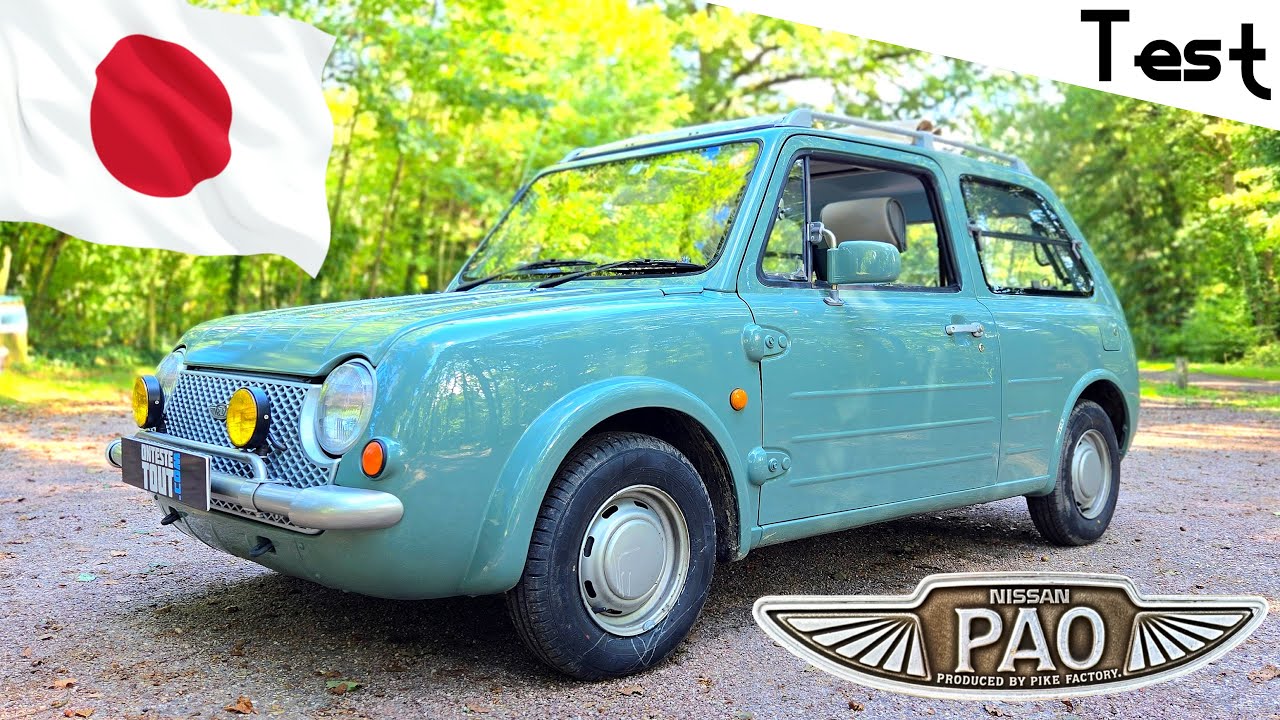 "Test" Un peu 4L, un peu 2CV mais 100% japonaise 😍 "Nissan PAO de 1990"