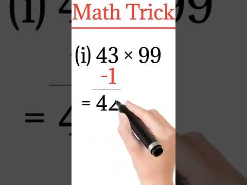 99 से गुना करने की सरल विधि | MULTIPLY TRICK OF 99 | math tricks by go to knowledge | #shorts #trick