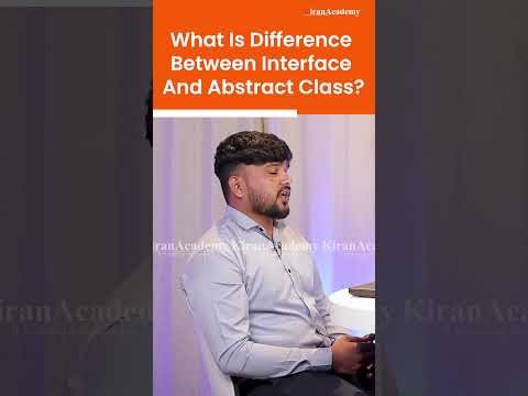 What Is the Difference Between Interface And Abstract Class? | Explained Simply | #thekiranacademy