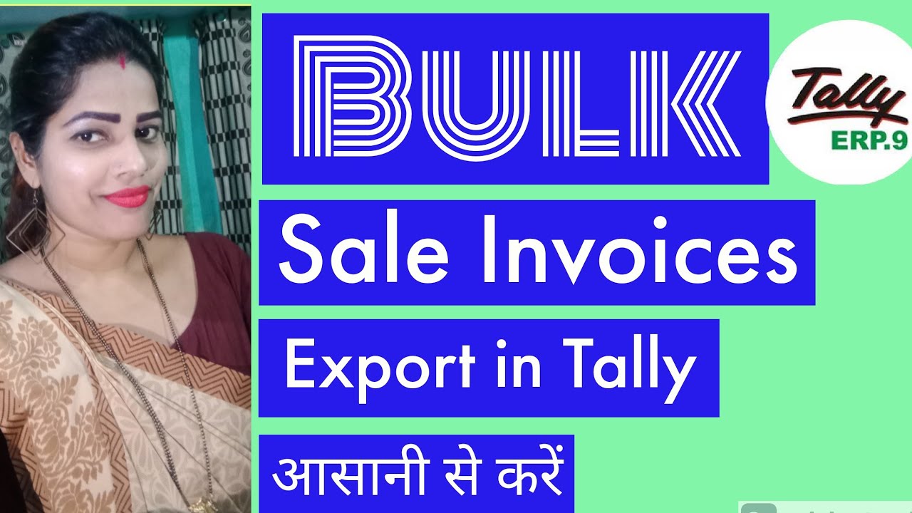Quick Guide: Export All Sales Invoices as a Single PDF in Tally ERP 9 📄