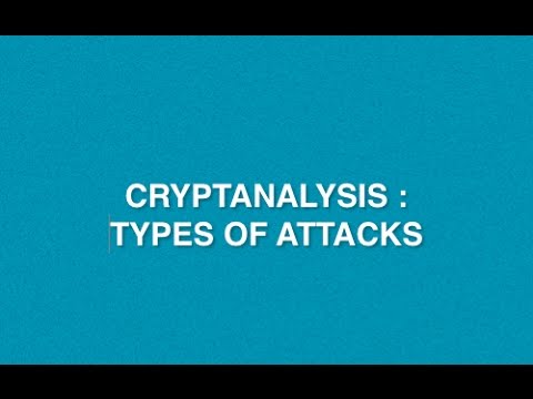What Is Cryptanalysis | Types Of Cryptanalysis Attacks On Cryptography