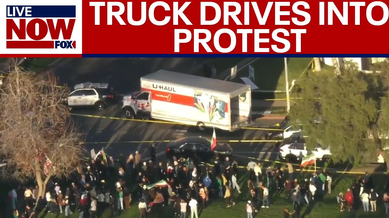 U-Haul Hits Iranian Protest in LA 🚗