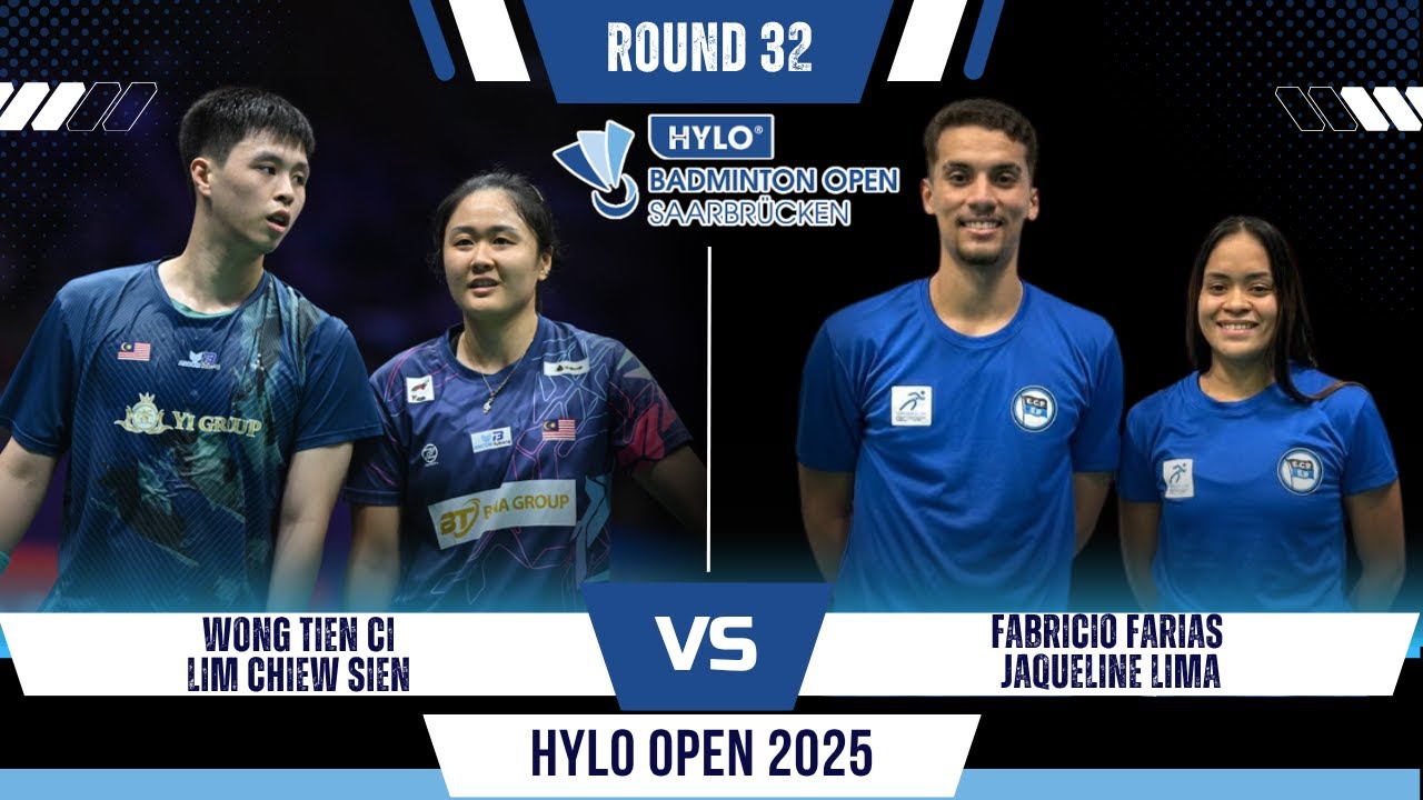 Hylo Open 2025: Exciting Men’s Doubles Match Highlights – Wong Tien Ci/LIM Chiew Sien vs Fabricio FARIAS/Jaqueline LIMA 🏸