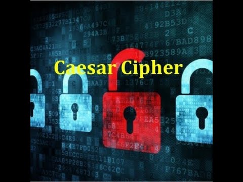 Caesar Cipher Encryption & Decryption algorithm#Caesar #Cryptography #Security