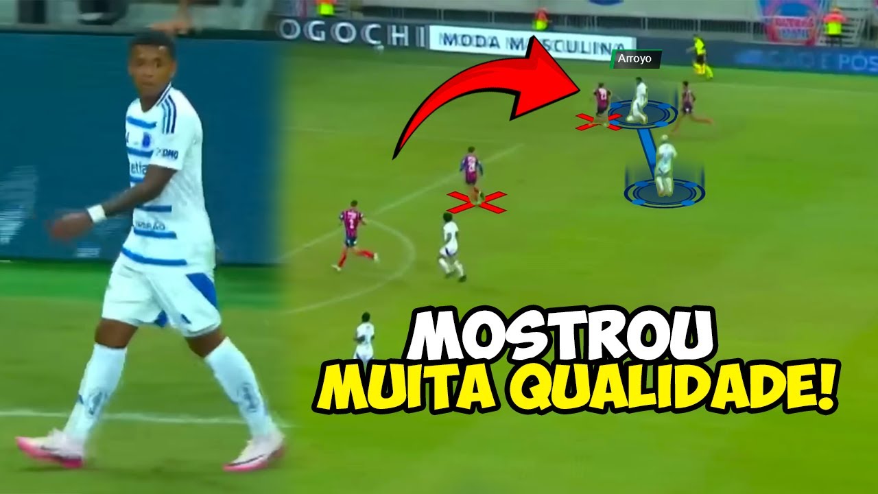 KENY ARROYO TEVE ESTREIA PERFEITA PELO CRUZEIRO!