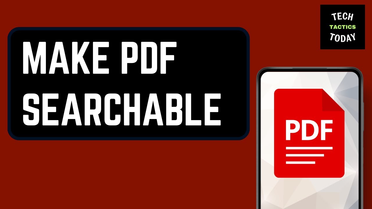 Make PDFs Searchable on Android 📱