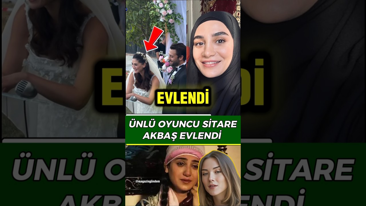 Sitare Akbaş, Akasya Durağı'ndan Evlendi 💍