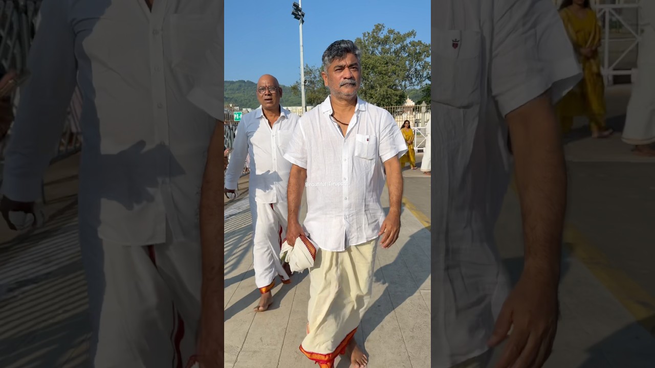 Prabhu Deva's Brother Raju Sundaram at Tirumala ЁЯОе