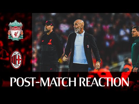 #LiverpoolMilan | Pioli, Calabria, Leão post-match reactions | Champions League