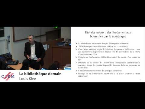 Louis Klee : La bibliothรจque demain