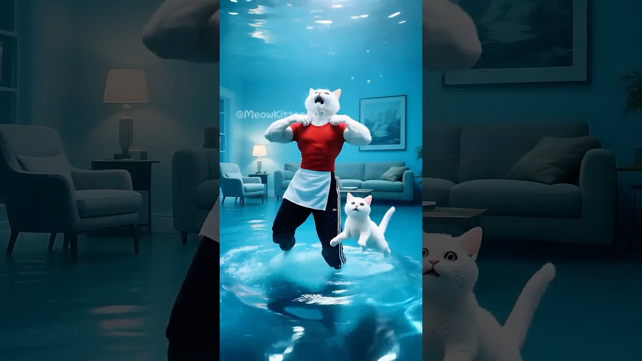 Kitten's Mischief Turns House into a Pool! 🐾