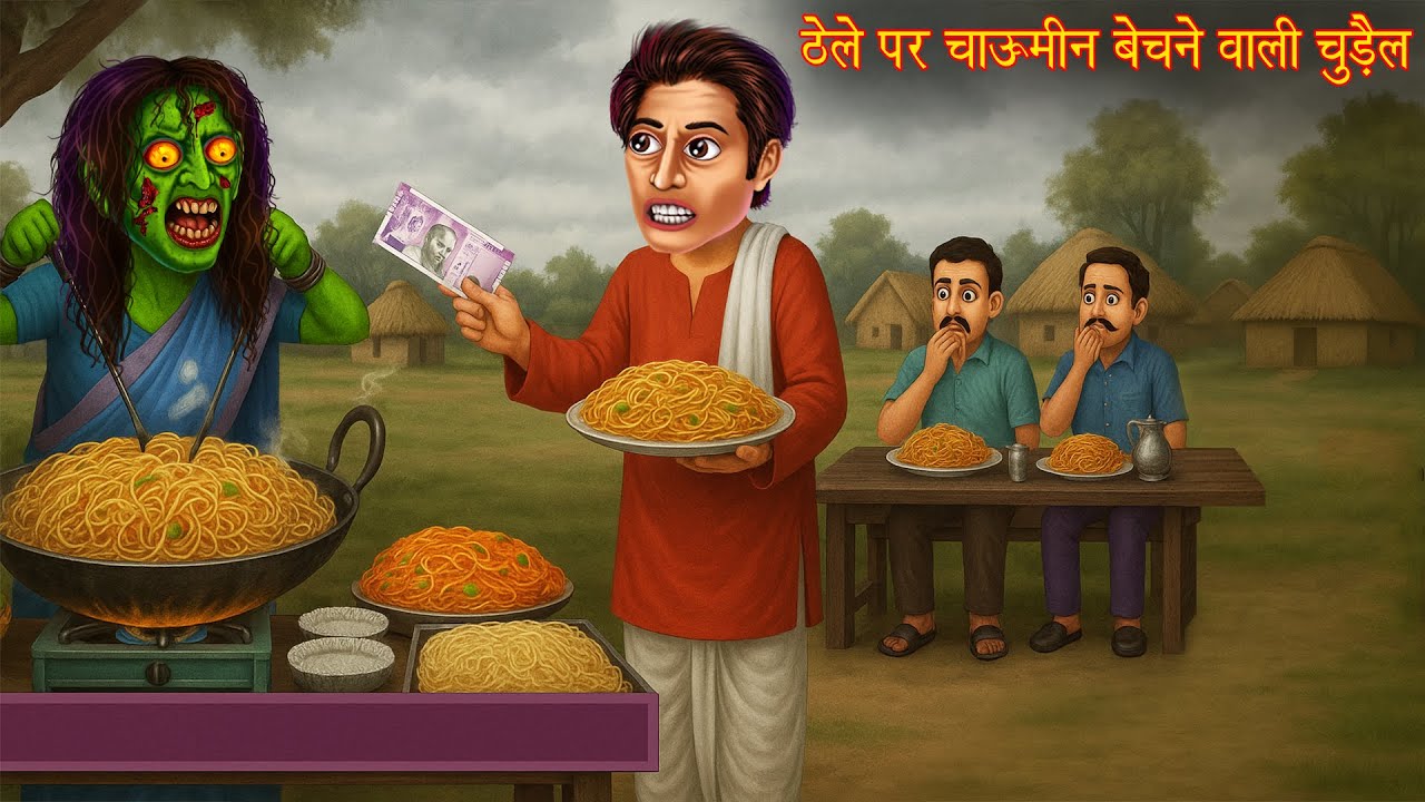 ठेले पर चाऊमीन बेचने वाली चुड़ैल | Hindi Horror Story
