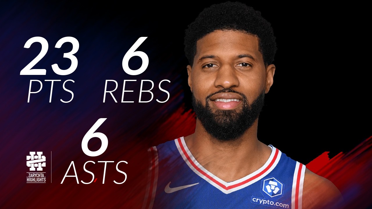 Paul George Scores 23 Points vs Wolves (Season 25/26) ๐