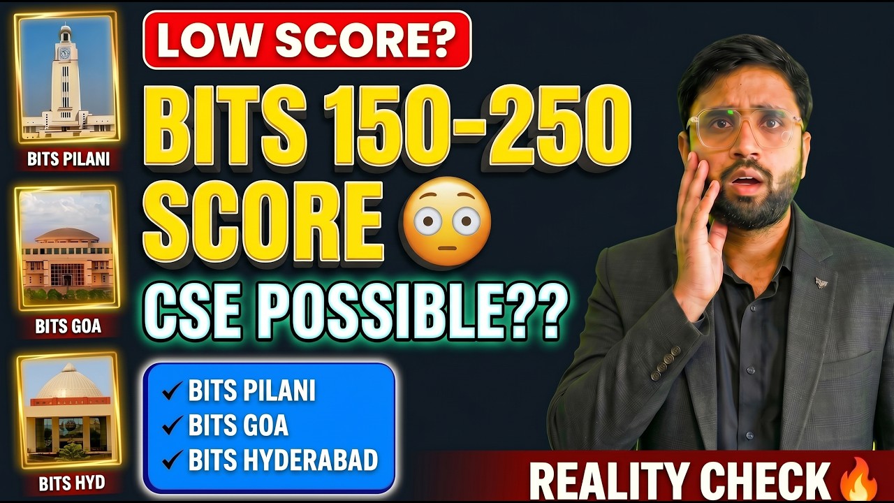 Low BITSAT 2026 Score? Can You Get CSE? 🎯