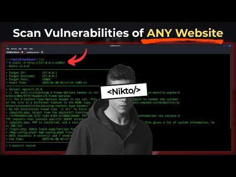 How Hackers Scan Vulnerabilities of Any Website | Nikto - Kali Linux