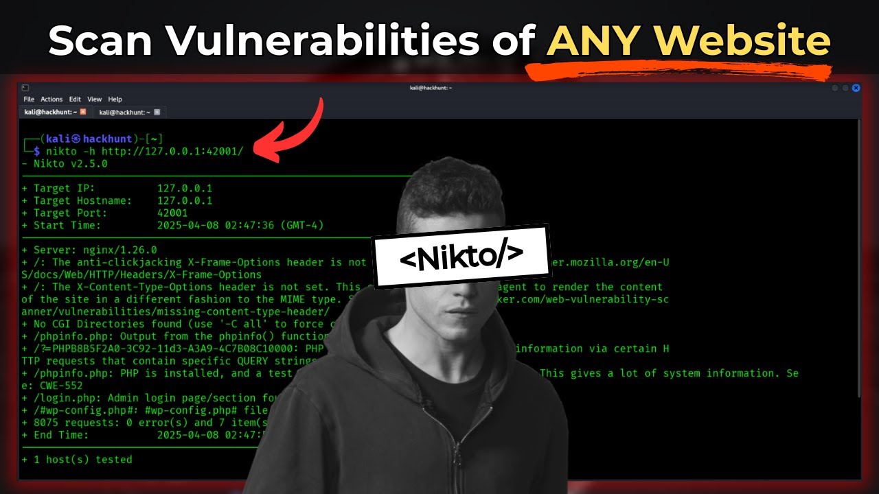 Learn How Hackers Detect Website Vulnerabilities with Nikto on Kali Linux 🔍
