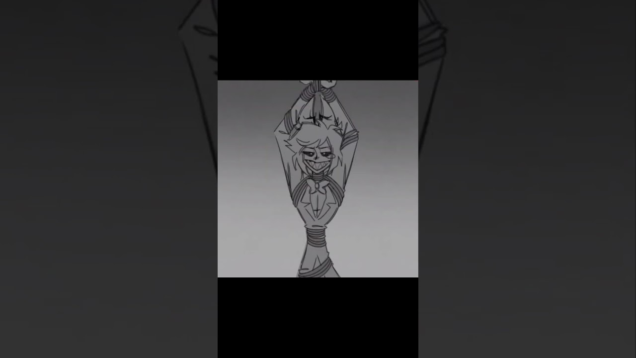 Hazbin Hotel Alastor Drawing Animation by @una_chamba_es_vital