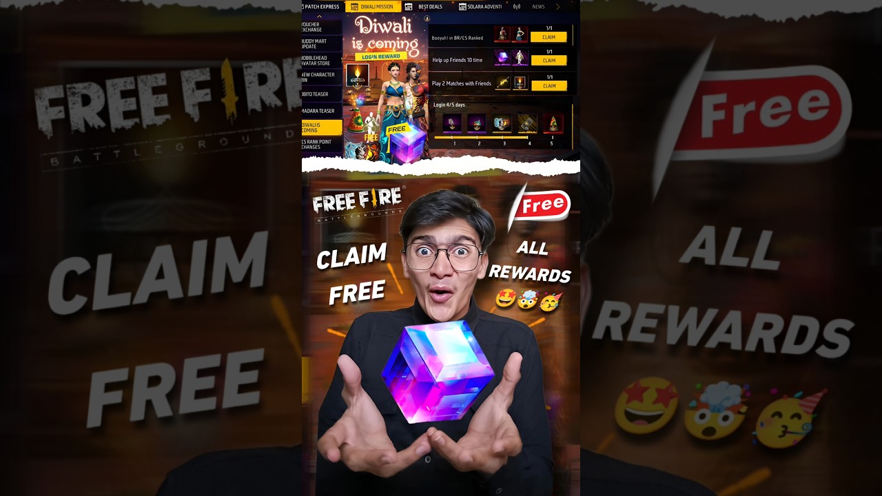 Free Fire Diwali Event: All Rewards Confirmed! 🎉