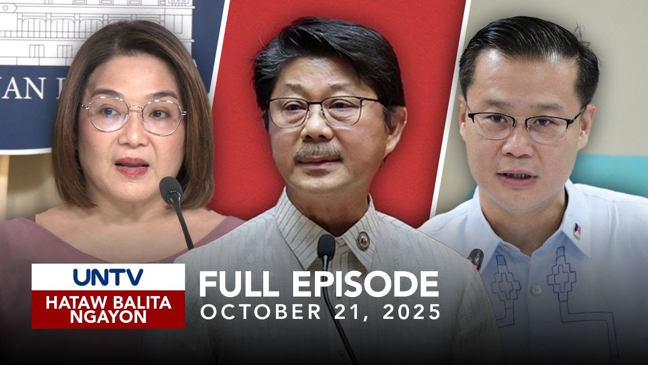 UNTV Hataw Balita: Pambansang Isyu at Update | October 21, 2025