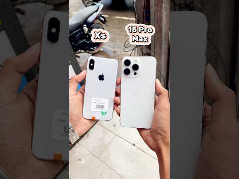 iPhone Xs Vs iPhone 15 Pro Max || Zoom Test!🔥 #shorts