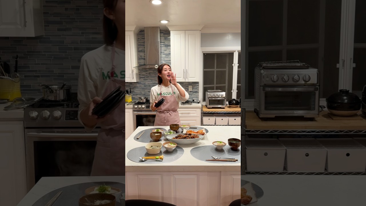 Quick Dinner with All Four at the Table🥰