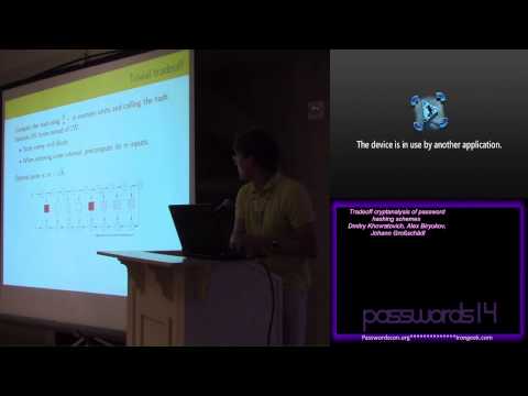 tradeoff cryptanalysis of password hashing schemes dmitry khovratovich alex biryukov johann großschä