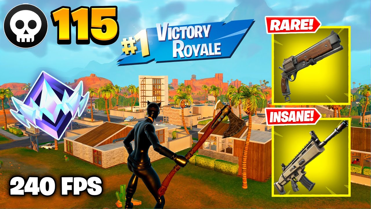 Fortnite Unreal Ranked Reload | High Kill Gameplay at 240 FPS 🎮