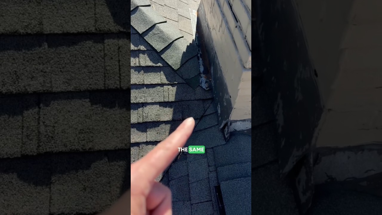 Roof Leak from Ridge and Chimney Clash ๐