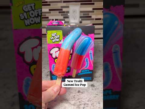New Trolli Gummi Ice Pop #gummy #ice #icecream #new