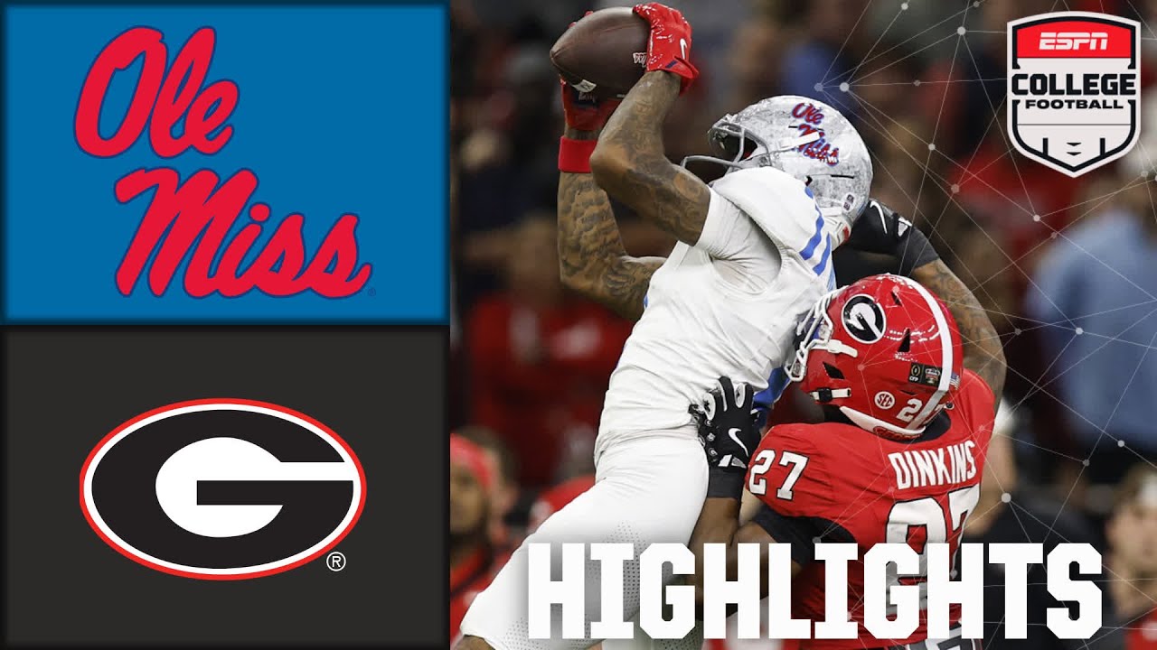 Sugar Bowl: Ole Miss Upsets Georgia, 39-34 🏈