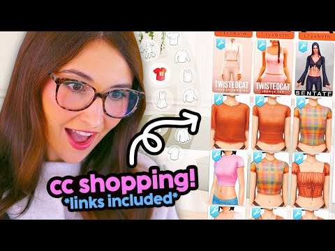 going cc shopping because my sims are bored *with links* (sims 4)