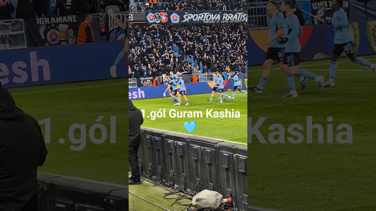 Slovan Bratislava vs Rayo Vallecano: Kashia Scores Goal ⚽