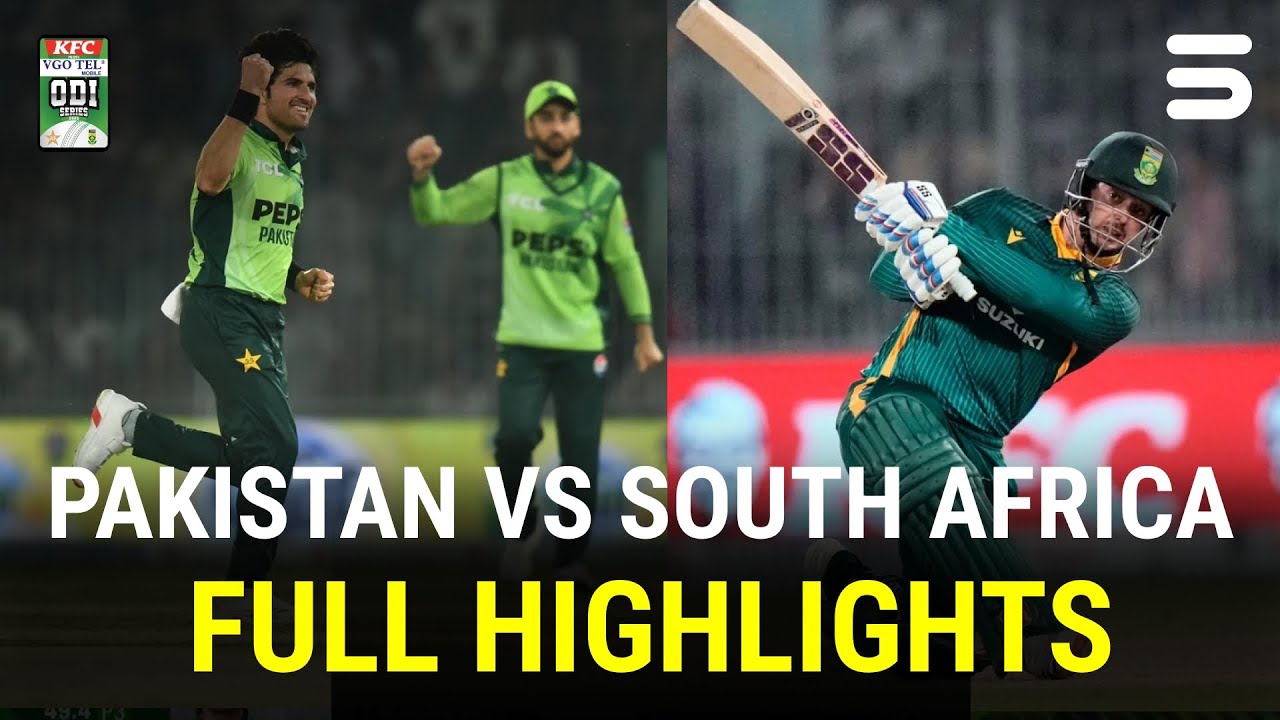 Pakistan vs South Africa 2nd ODI 2025 Highlights | Exciting Moments & Key Performances
