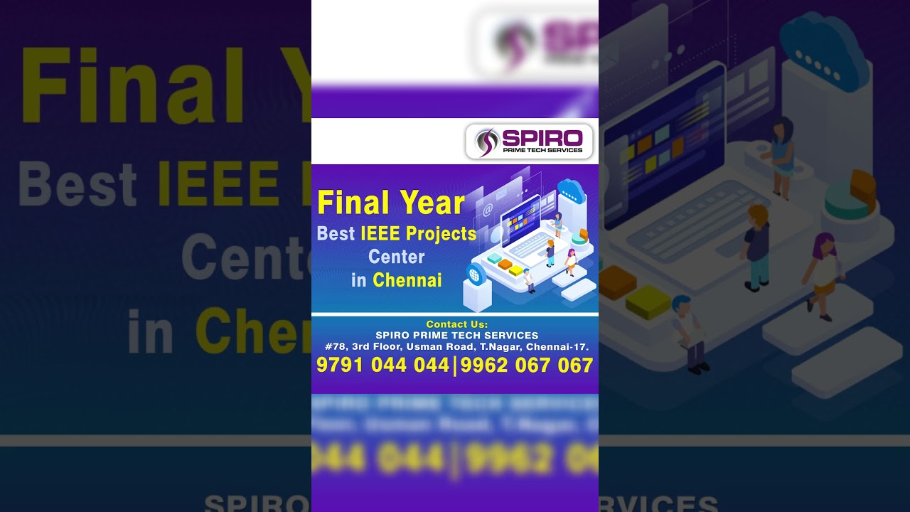 Top IEEE Project Center in Chennai – 1000+ Unique Final Year Projects for All Domains 📚