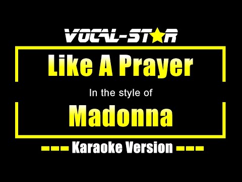 Madonna - Like A Prayer | With Lyrics HD Vocal-Star Karaoke
