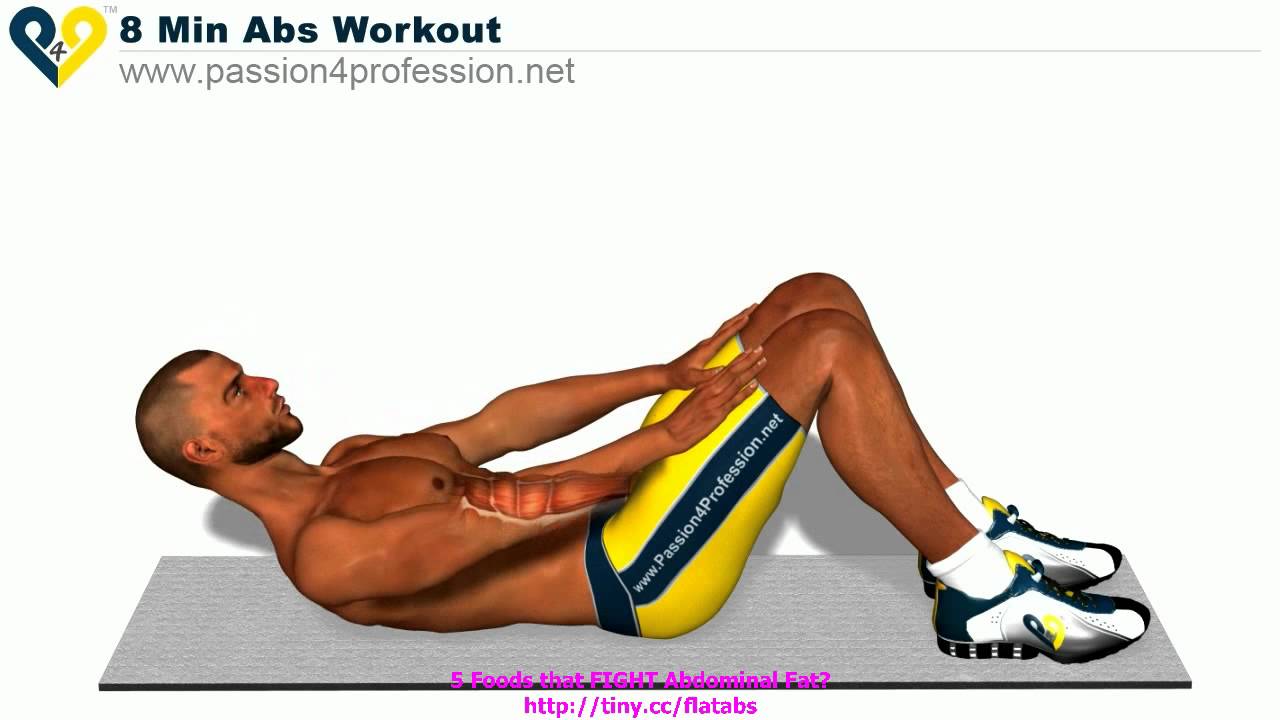 8-Minute Abs Workout for a Six-Pack (HD Version)