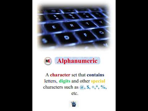 What is Alphanumeric - Alphanumeric System - Satya Kasaudhan - ME
