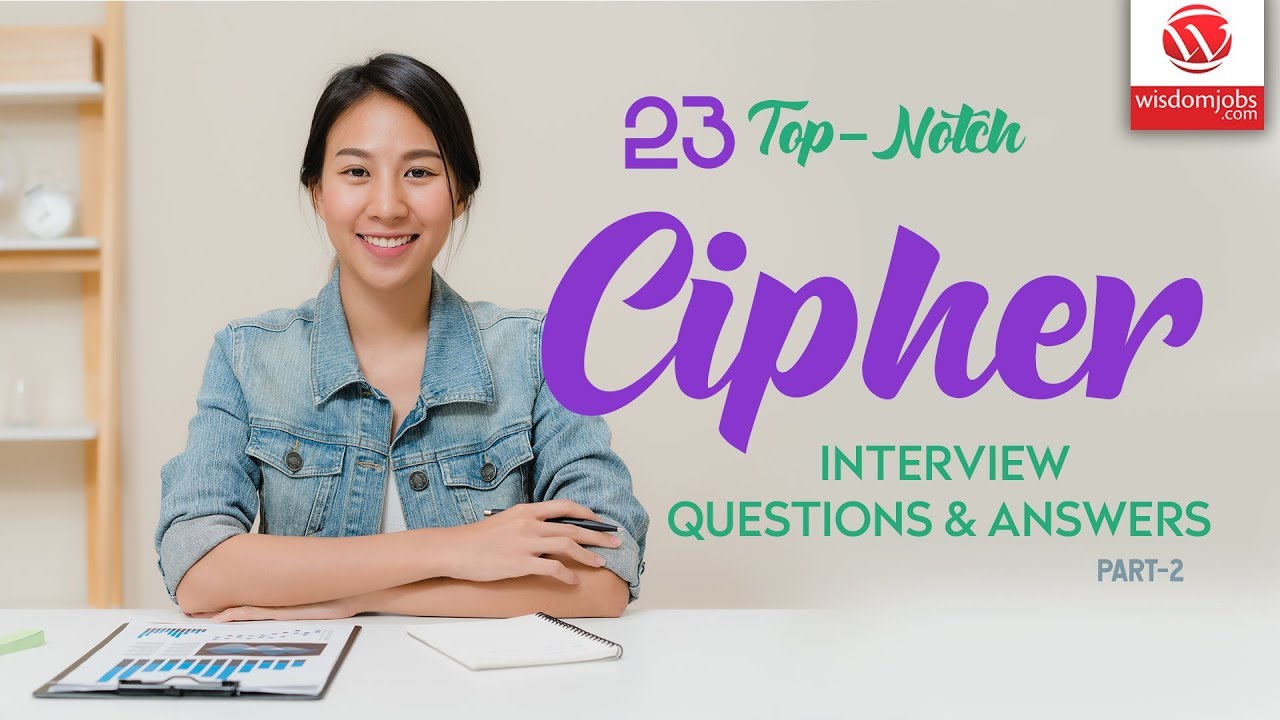Top Cipher Interview Questions & Expert Answers (2019) 🔐 | Wisdom IT Services